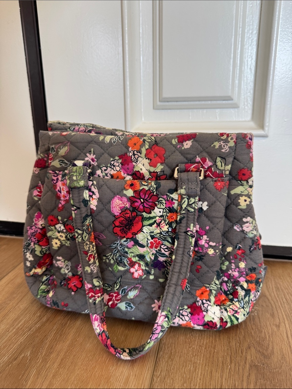Vera Bradley Mini Multi Compartment Bag in Hope Blooms